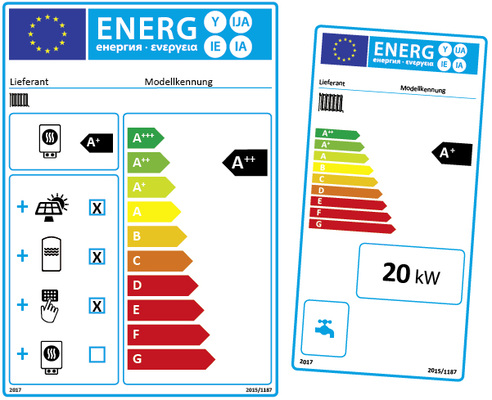 <p>
</p>

<p>
Verschiedene Label zur Kennzeichnung von Heizungsanlagen mit festen Brennstoffen.
</p> - © Foto: VdZ

