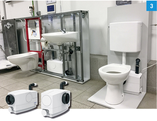 <p>
Das Design der Kleinhebeanlage WCfix Plus passt in jedes moderne Bad – der Einbau in der Vorwand oder direkt hinter dem Stand-WC ist möglich.
</p>
