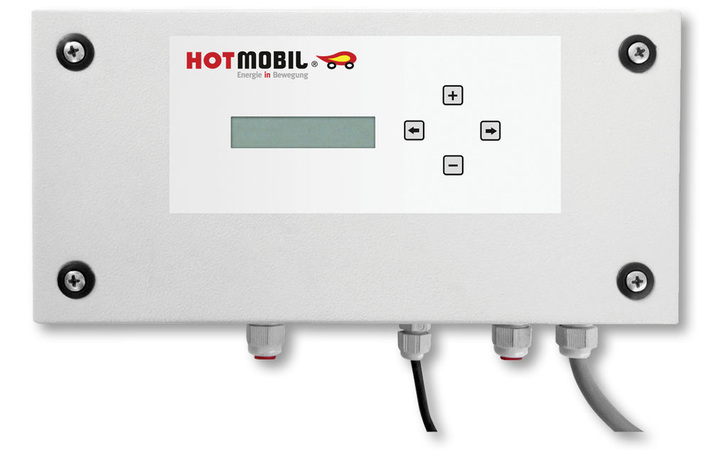 Die Regeleinheit Hotcontrol ermöglicht zusammen mit den mobilen Elektroheizgeräten Hotboy durch hinterlegte Heizprogramme ­einen automatisierten Ablauf für Funktionsheizen und Belegreifheizen. - © Hotmobil
