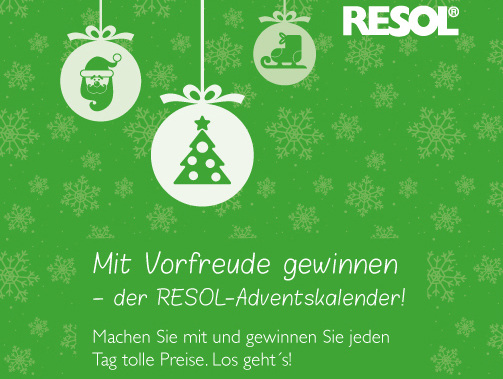 Erstmals bietet Resol einen Adventskalender für den Handwerker. - © Resol
