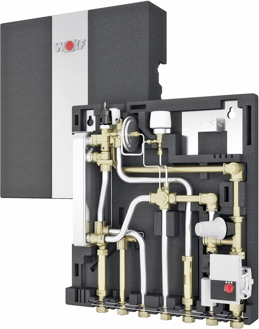 In Hybridsystemen können Wohnungsstationen die hohen Anforderungen im Neubau wirtschaftlich und ohne Kompromisse erfüllen.