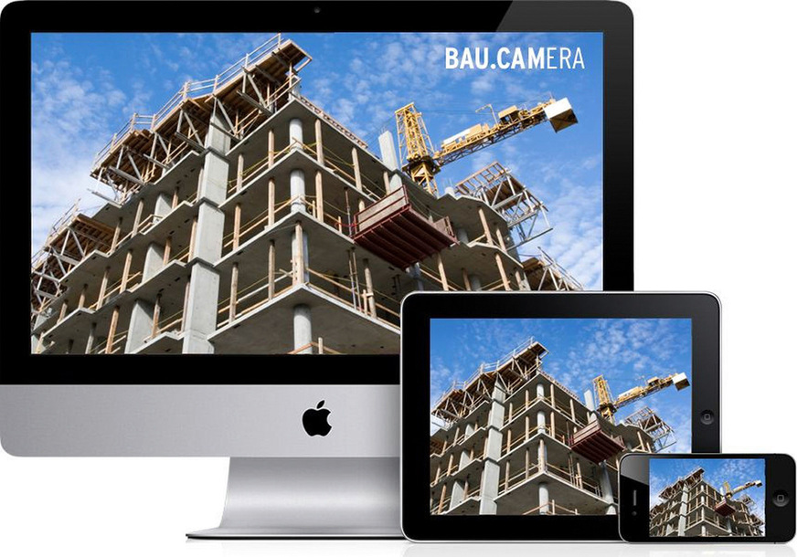 Die auf einem Webserver abgelegten Baustellendaten können rund um die Uhr auch auf mobilen Geräten abgerufen werden.