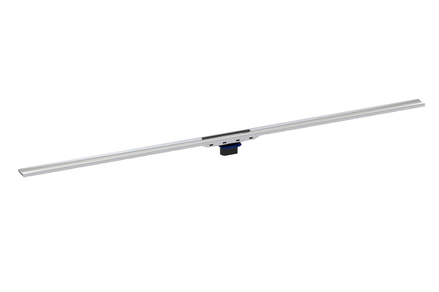 Die Duschrinne Cleanline 80 von Geberit ist in den Längen 90 und 130 cm erhältlich und kann beim Einbau flexibel angepasst ­werden.