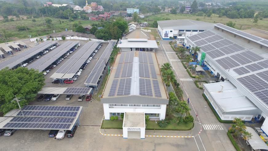 Ausgestattet mit Solartechnologie, spart der Produktionsstandort in Klaeng/ Thailand bis zu 2000 Tonnen CO2 pro Jahr ein. Die Deutsche Gesellschaft für Nachhaltiges Bauen (DGNB) hat Grohe das DGNB-Zertifikat in Silber verliehen. Damit ist das Werk in Klaeng eines der nachhaltigsten Südostasiens.