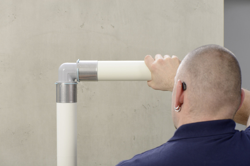 Die PPSU-Fittings Uponor S-Press gibt es jetzt auch im XL-Format für Verteil- und Steigleitungen.