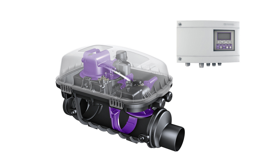 Die Rückstaupumpanlage Pumpfix F von Kessel schützt vor Wasser im Keller.