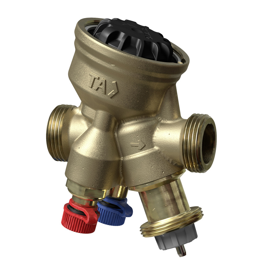 Druckunabhängige Regel- und Einregulierventile wie etwa das TA-Compact-P von IMI Hydronic Engineering übernehmen die Funktion eines automatischen Durchflussreglers und gewährleisten eine exakte Versorgung der angeschlossenen Heizkörper.