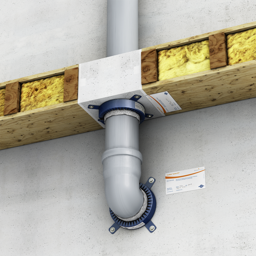 Bild 5: Zur regelkonformen Abschottung von Leitungen aller Art können unter anderem Brandschutz­manschetten zum Einsatz kommen