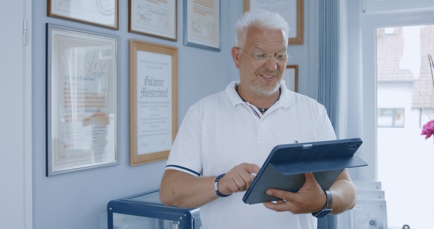 Mit den Instrumenten der Badbox kann das Fachhandwerk alle Badprojekte auf einer gemeinsamen Plattform bearbeiten.
