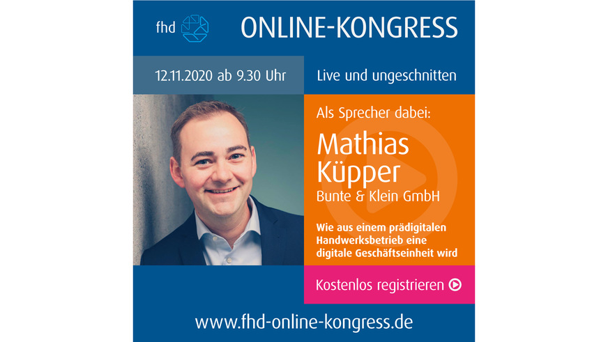 Live dabei beim fhd-Online-Kongress am 12. November 2020