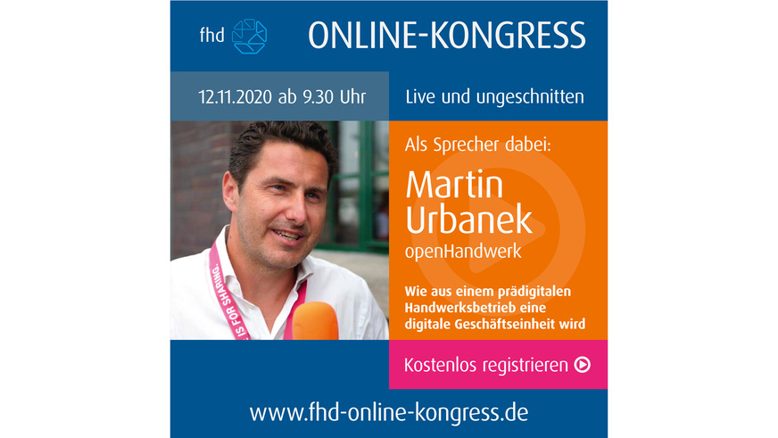 Live dabei beim fhd-Online-Kongress am 12. November 2020