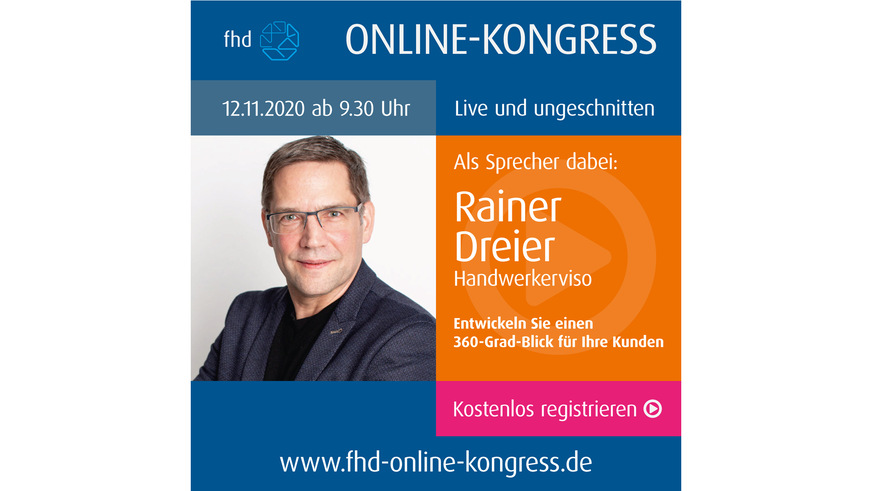 Live dabei beim fhd-Online-Kongress am 12. November 2020