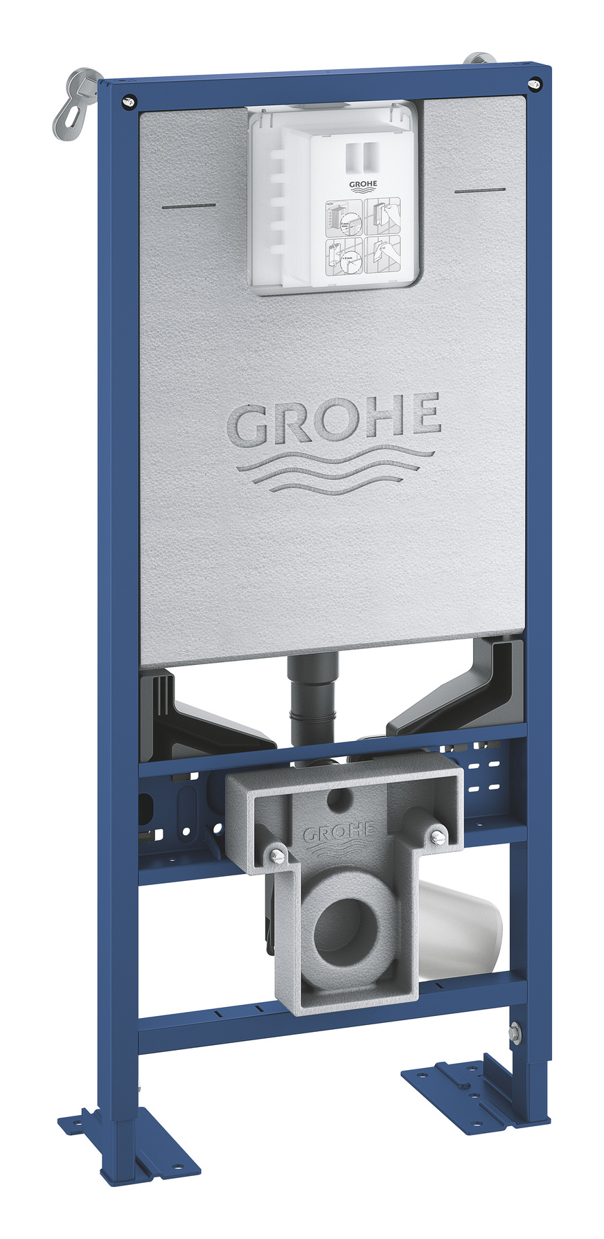 Das Installationssystem Grohe Rapid SLX ist schnell montiert und ermöglicht eine einfache Nachrüstung in der Zukunft