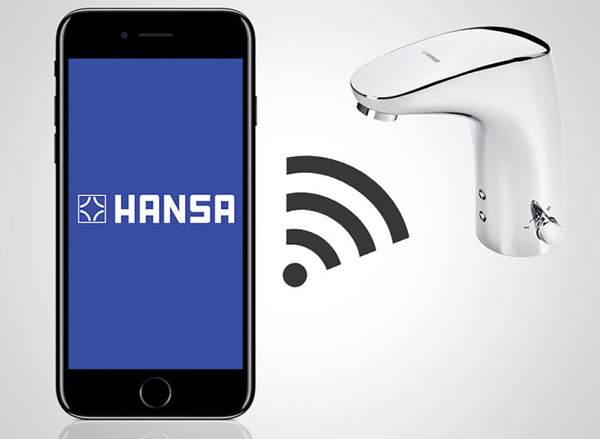 Die Smart-Armaturen von Hansa können über die kostenlose Connect App des Herstellers eingestellt und individualisiert werden.