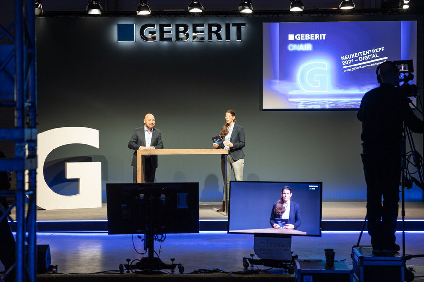 Geberit präsentiert live „on Air“ die wichtigsten Produkt-Neuheiten 2021. Interessenten können flexibel an ihrem Wunschtermin im Januar und Februar teilnehmen.