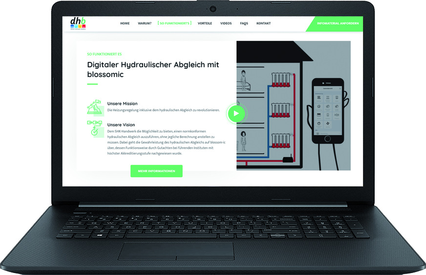 Hier gibt es jetzt alle Informationen zum digitalen hydraulischen Abgleich.