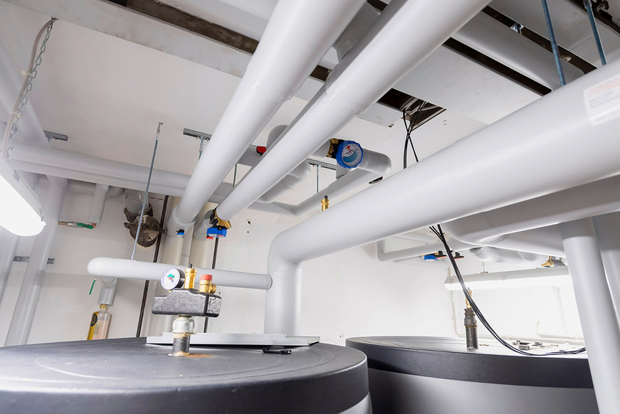 Im Zuge der Erneuerung der Anlagenhydraulik wurden insgesamt zehn Abgleichventile vom Typ Idroset Series CF in den Größen ¾“, 1“ und 1¼“ eingebaut.