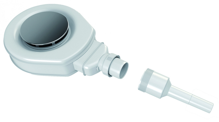 Der Universal-Adapter passt an alle bereits vorhandenen Dusch- und Wannenanschlüsse – egal von welchem Anbieter.