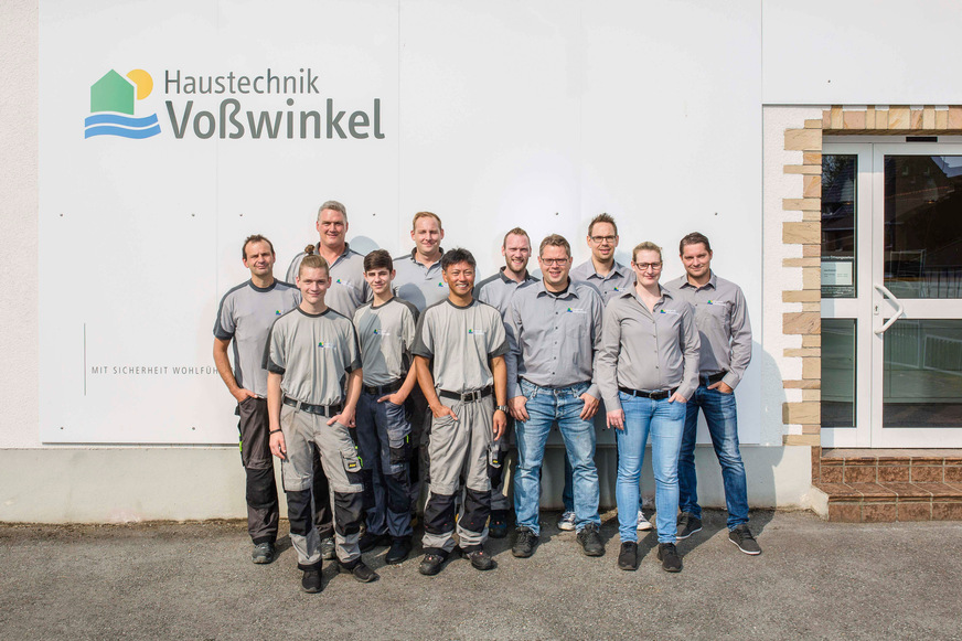 Schon eine Weile her: Gruppenfoto des Voßwinkel-Teams noch ohne Masken.