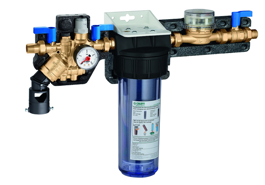 Die automatische Füll- und Entmineralisierungsarmatur Füllkombi&nbsp;BA Plus Serie 580 von Caleffi ist gemäß&nbsp;DVGW W570-3 zertifiziert und wird für&nbsp;die normgerechte Nachspeisung und&nbsp;Aufbereitung von Heizungswasser&nbsp;eingesetzt.