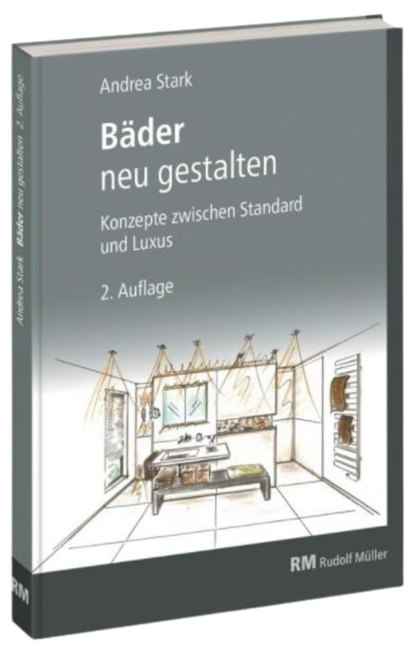 Bäder neu gestalten. 2. Auflage 2020. 21,0 x 29,7 cm. Gebunden. 316 Seiten mit 558 farbigen Abbildungen. 59 Euro. ISBN Buch: 978-3-481-04144-1. ISBN E-Book: 978-3-481-04145-8