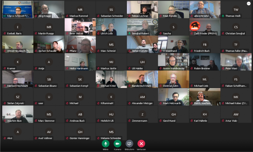 70 Teilnehmer waren an einem lebendigen Online-Treff beteiligt.