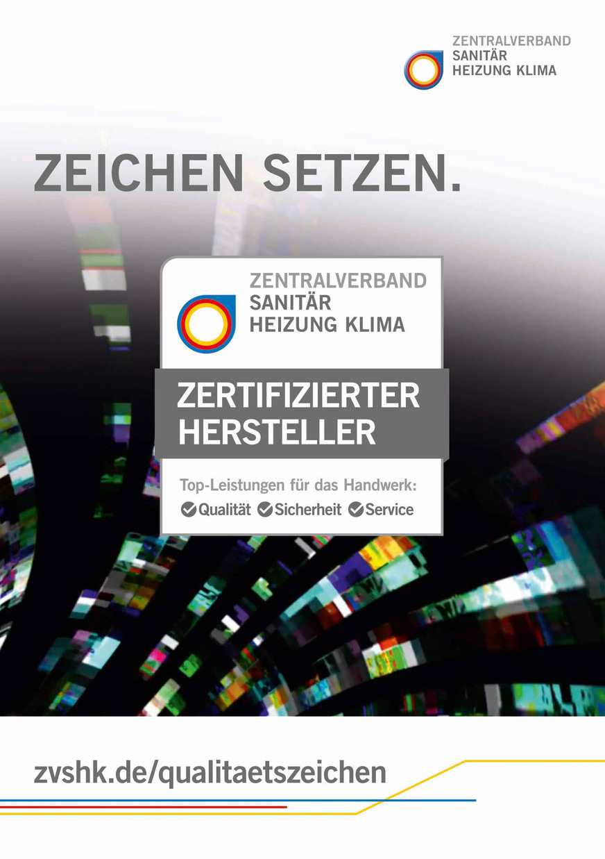 Im Interesse des Fachhandwerks: Zahlreiche Hersteller haben für ­Produktion und Service das Qualitäts­zeichen eingeführt – das Programm geht jeden Tag darauf ein.