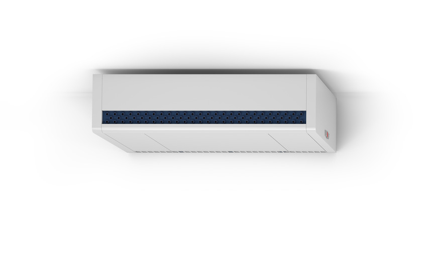 Ideal zur Nachrüstung geeignet ist das neue dezentrale RLT-Gerät CFL Edu, das manipulationssicher unter der Decke platziert wird.&nbsp;