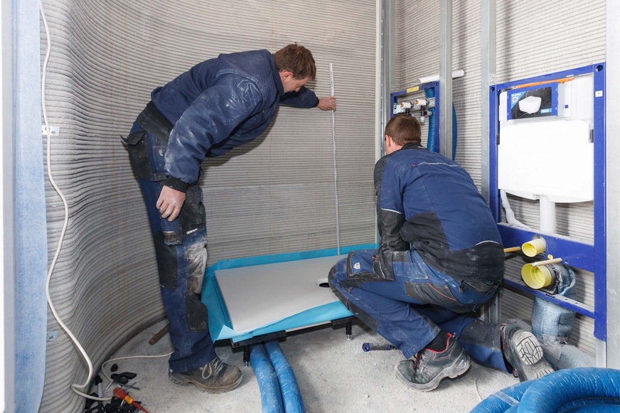 Planungssicher: Die Duschfläche muss für die richtige Layerhöhe geplant werden.&nbsp;&nbsp;