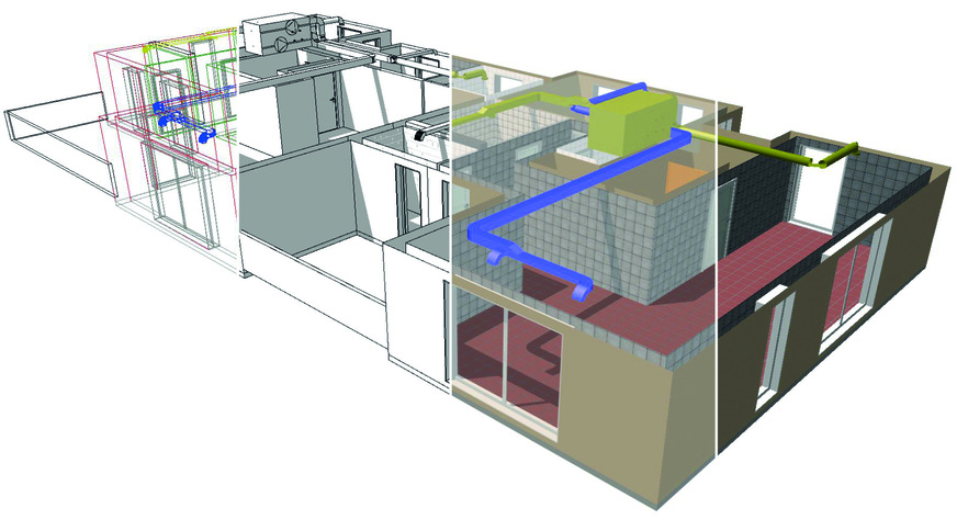 DDS-CAD bietet verschiedene 2D- und 3D-Darstellungsmöglichkeiten.