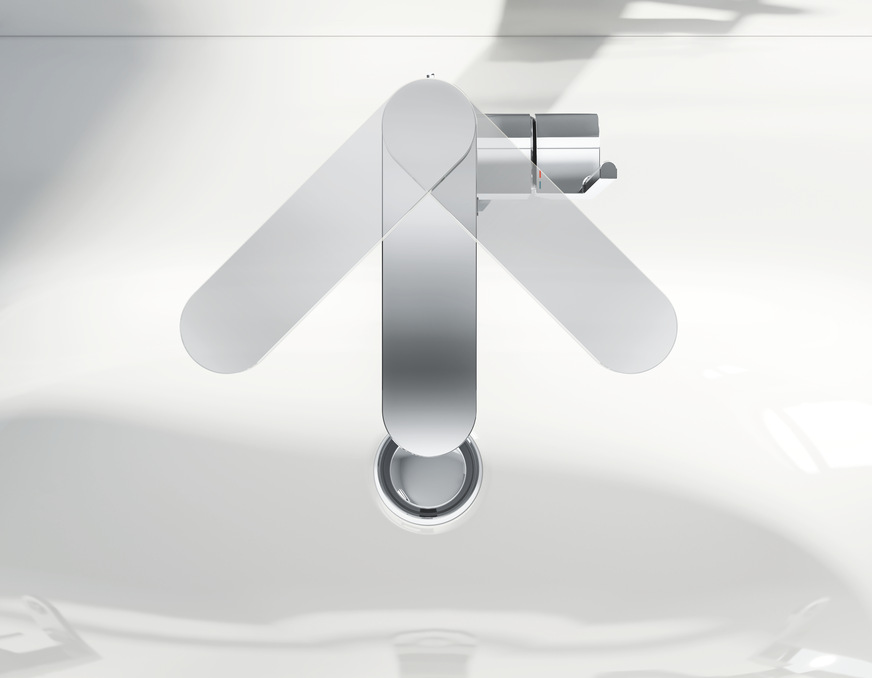 Für mehr Flexibilität am Waschtisch sorgt der um 90 Grad schwenkbare Auslauf für eine genaue Positionierung des Wasserstrahls.