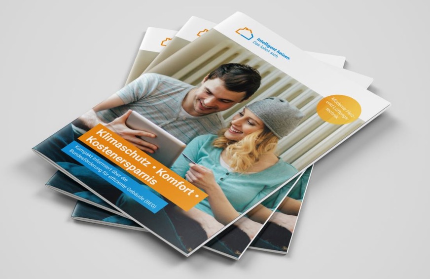 Die Broschüre „Klimaschutz – Komfort – Kostenersparnis“ wurde komplett neu aufgelegt und an die zweite Stufe der Einführung der BEG angepasst.&nbsp;&nbsp;