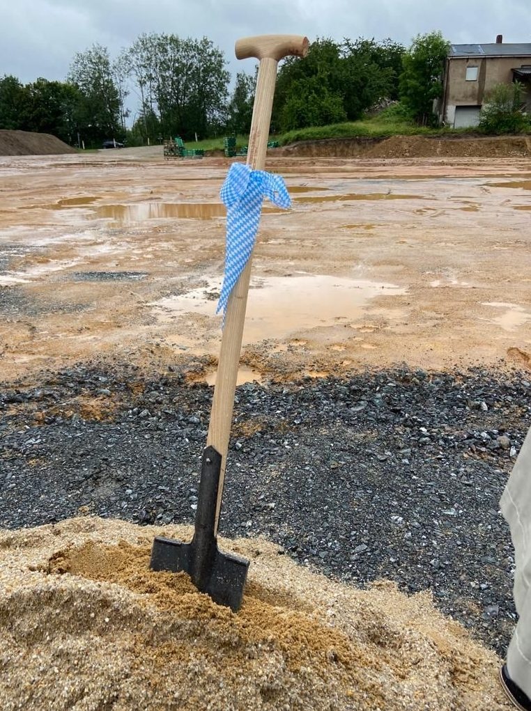 Spatenstich für die Wasserstofferzeugungsanlage im oberfränkischen Wunsiedel.