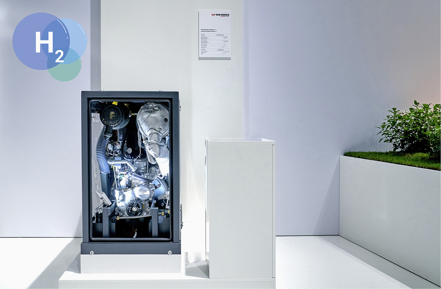 Der BHKW-Hersteller RMB/Energie hat Tests zum Betrieb seiner Blockheizkraftwerke positiv abgeschlossen und bekannt gegeben, dass die komplette Modellreihe für bis zu 40&nbsp;Vol.-% Wasserstoffbeimischung zum Erdgas geeignet ist.