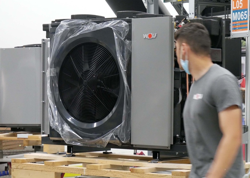 Luft/Wasser-Wärmepumpe CHA-Monoblock.&nbsp;