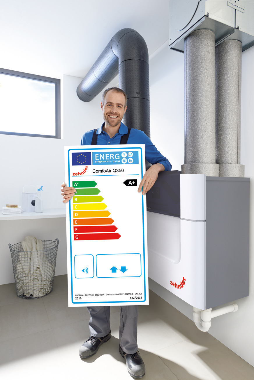 Ermittelt ein Energieberater den Primärenergiebedarf eines Gebäudes auf Grundlage der Produktkennwerte von Zehnder Komfort-Lüftungsgeräten, kann dies zu einer höheren Energieeffizienzklasse für das Objekt führen.