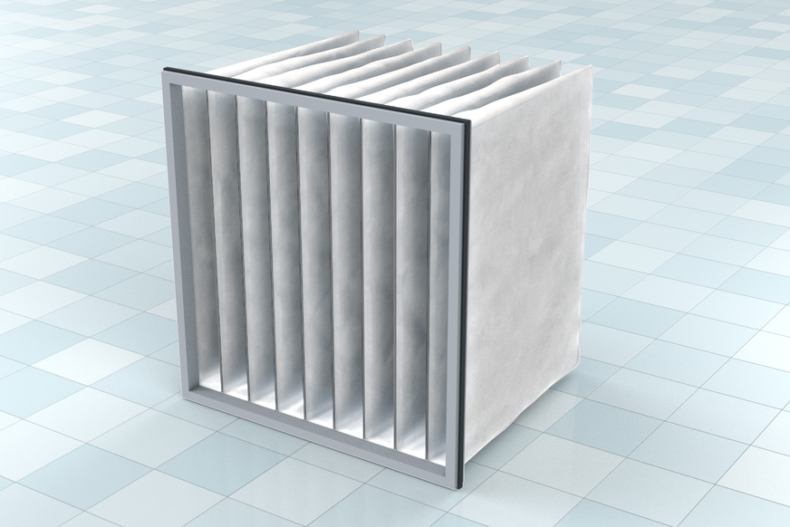 Der Deltri+ Filter sorgt mit einer Beschichtung aus Plasmatechnologie für die Inaktivierung von Viren.
