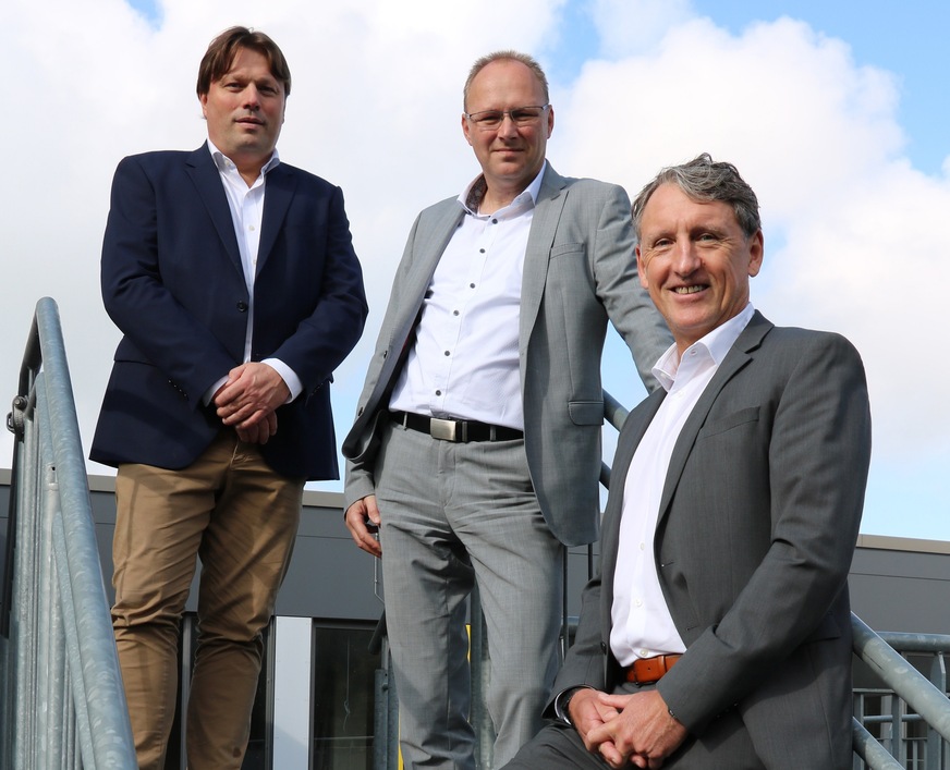 Christian Küster, Martin Thiel, Michael Rehse (v.l.).&nbsp;