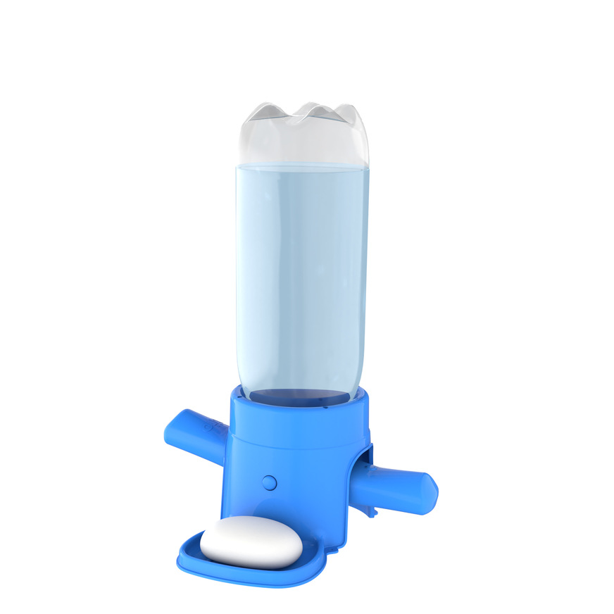 Die SATO-Armatur&nbsp; wurde so gestaltet, dass sie an einem beliebigen Ort im Haus eingesetzt werden kann – auch ohne Zugang zu fließendem Wasser.