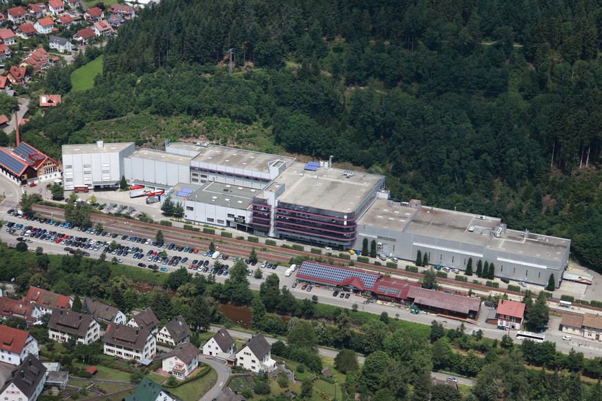 Das Produktionswerk der Hansgrohe Group am Stammsitz in Schiltach wird in den nächsten 12 Monaten modernisiert.