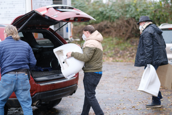 Hilfe, die dort ankommt, wo sie gebraucht wird: Villeroy & Boch und die Sanitärfirma Dünnwald aus Erftstadt-Liblar haben gezeigt, wie das geht.