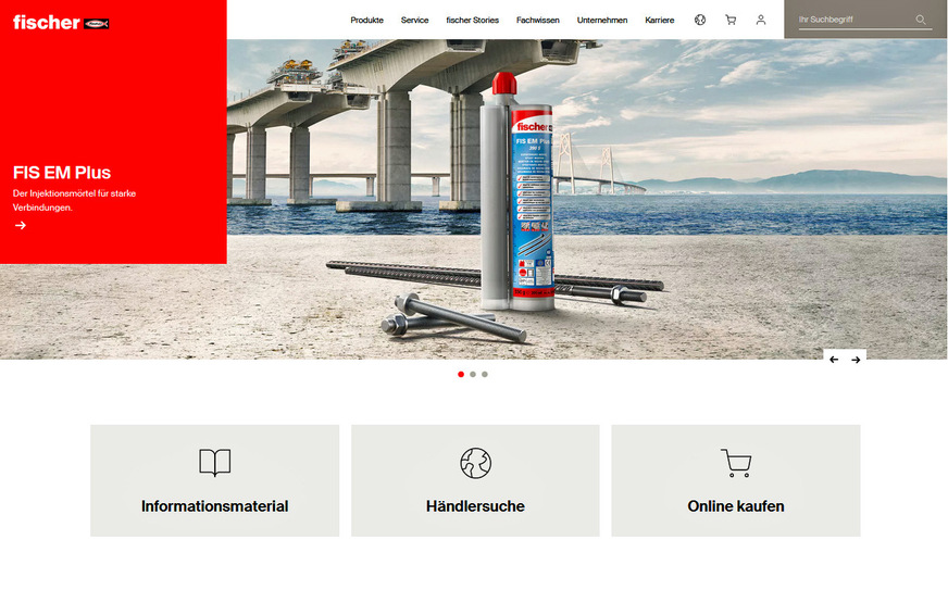 Neben einem übersichtlichen Design stand bei der Neugestaltung vor allem die Anpassung der Struktur und Inhalte an die Kundenbedürfnisse im Fokus der Neugestaltung.