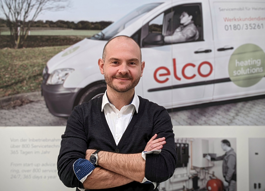 Seit Februar 2022 ist der langjährige Serviceleiter Diego Falsini schon Geschäftsführer von Elco Deutschland.
