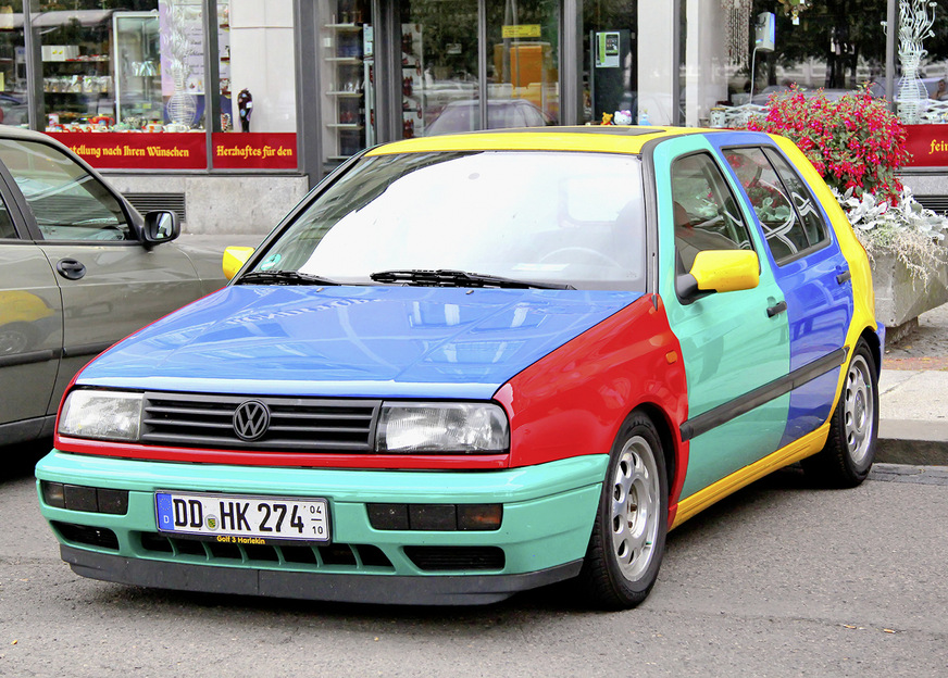 Bild 1: Drastisches Beispiel für eine aus heutiger Sicht falsche Farbwahl: Vom Erscheinungsbild schließen wir auf Mängel in der Funktionalität und kurze Lebensdauer. Unattraktive Farben schrecken Kunden ab.