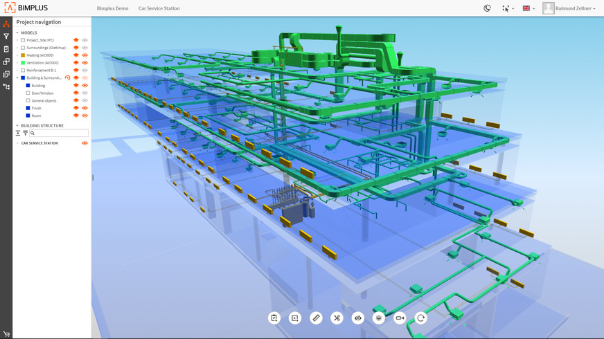 Cloudbasierte BIM-Projekträume stellen die Kommunikationsinfrastruktur für Open-BIM-Projekte bereit und ermöglichen eine plattformübergreifende Zusammenarbeit.