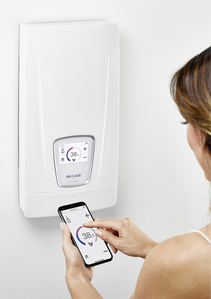 E-Durchlauferhitzer DSX Touch von Clage.