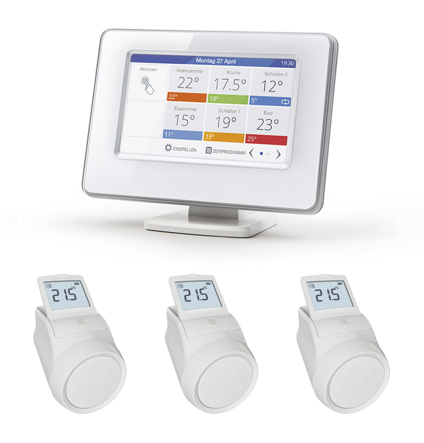 Eine um 1 °C überhöhte Raumtemperatur verursacht einen Mehrverbrauch von 6 bis 8 Prozent. Durch den Einbau einer zeitprogrammierbaren Einzelraumregelung wie evohome von Resideo können die Heizzeiten genau auf den individuellen Bedarf eingestellt werden, sodass sich hier der Energieverbrauch und somit auch Kosten reduzieren lassen. evohome benötigt keine Verkabelung und ist somit einfach zu installieren sowie zu bedienen.