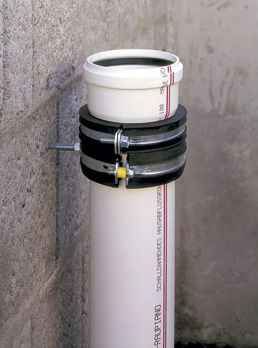 Raupiano Plus mit patentierter körperschalldämmender Stützbefestigung .