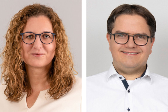 Beate Geßler und Dennis Jäger von der SBZ-Redaktion moderieren das gemeinsame Webinar mit Viega.