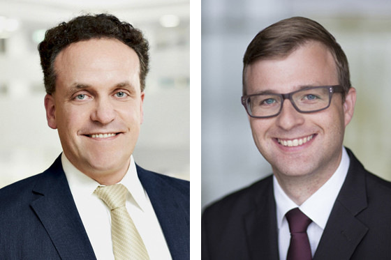 Die Referenten des Webinars: Dr. Christian Schauer und Stefan Hoff (re.).